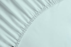 Hoeslaken Percale Whispering Blue - 100% Katoen-Perkal