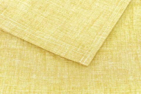 Zohome Laken Lino Aspen Yellow - 100% Katoen
