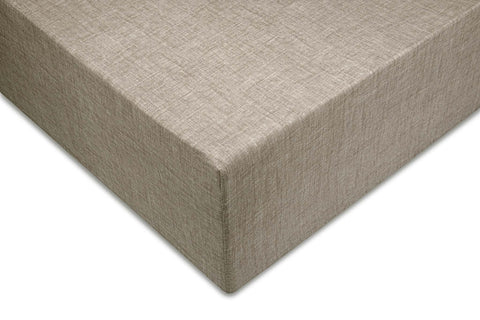 Zohome Hoeslaken Lino Palm Taupe - 100% Katoen