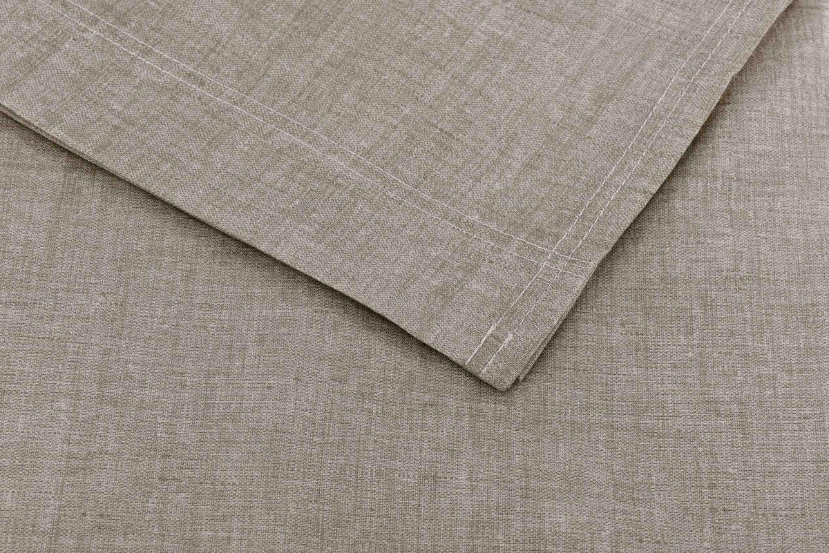 Zohome Laken Lino Palm Taupe - 100% Katoen