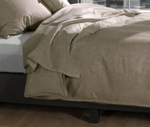 Zohome Laken Lino Palm Taupe - 100% Katoen