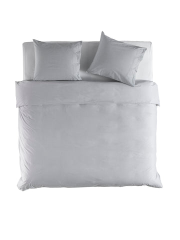 Yellow Dekbedovertrek Bassano Vapor Grey - 100% Katoen-Perkal