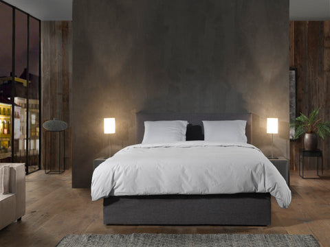 Yellow Dekbedovertrek Bassano Vapor Grey - 100% Katoen-Perkal