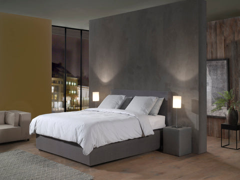 Yellow Dekbedovertrek Bassano Vapor Grey - 100% Katoen-Perkal