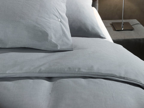 Yellow Dekbedovertrek Bassano Sky Blue - 100% Katoen-Perkal