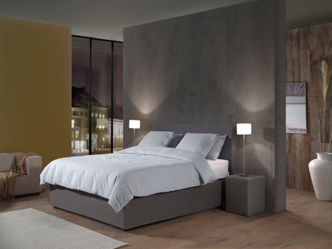 Yellow Dekbedovertrek Bassano Sky Blue - 100% Katoen-Perkal