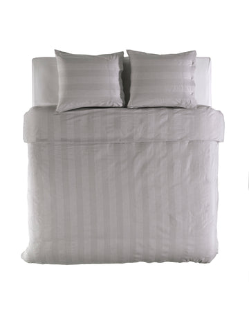 Yellow Dekbedovertrek Arrezo Vapor Grey - 100% Katoen