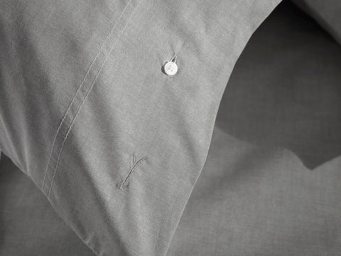 Yellow Dekbedovertrek Punzo Quary Grey - 100% Katoen