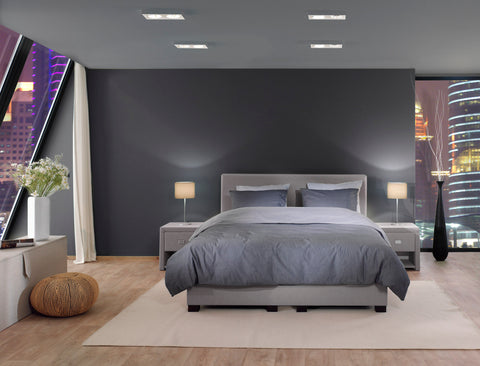 Yellow Dekbedovertrek Trente Powder Blue - 100% Katoen