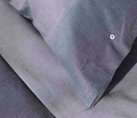 Yellow Dekbedovertrek Trente Powder Blue - 100% Katoen