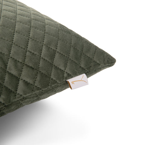 Yellow Sierkussen Victoria  Army Green - 100% Polyester