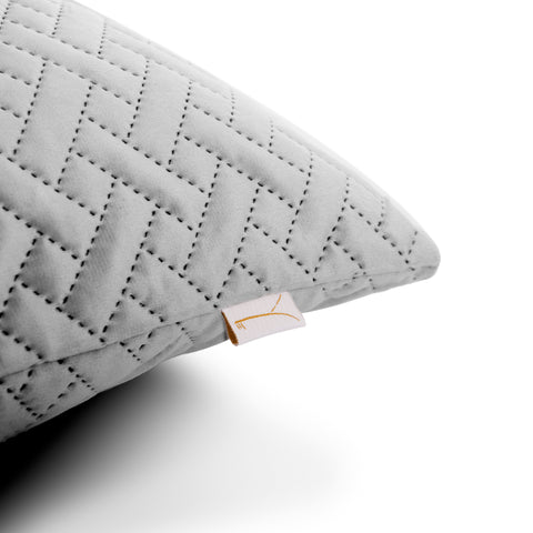 Yellow Sierkussen Audrey Ash Grey - 100% Polyester