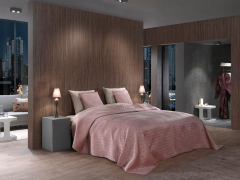 Yellow Sprei Audrey Shady Pink - 100% Polyester