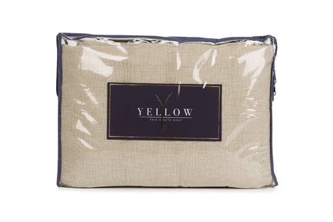 Yellow Plaid ICA Tutta Natura - 75% Katoen 25% Linen