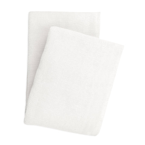 Yellow Plaid ICA Bright White - 100% Katoen