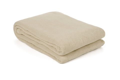 Yellow Plaid ICA Moon Sand - 100% Katoen