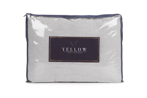 Yellow Sprei ICA Vapor Grey - 100% Katoen