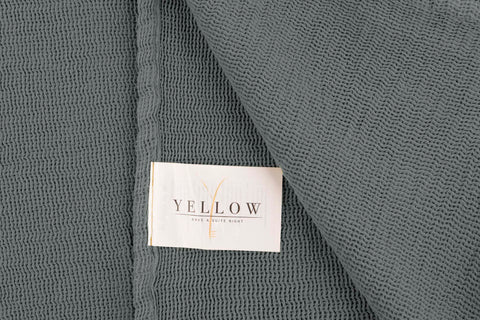 Yellow Plaid ICA Beluga Grey - 100% Katoen