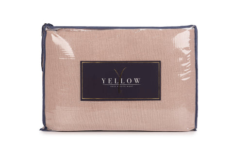 Yellow Sprei ICA Mellow Rose - 100% Katoen