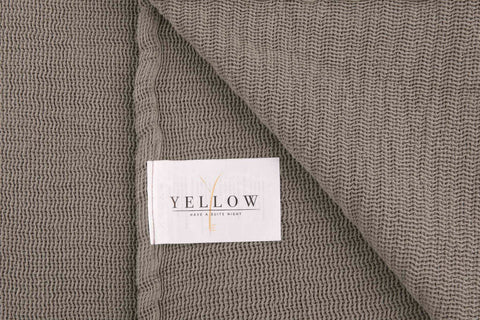 Yellow Plaid ICA Desert Taupe - 100% Katoen