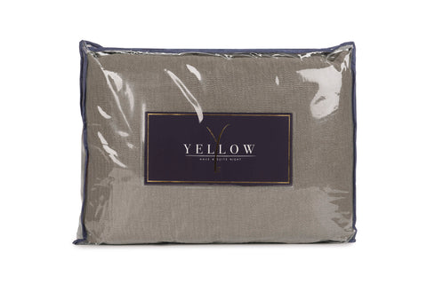 Yellow Plaid ICA Desert Taupe - 100% Katoen