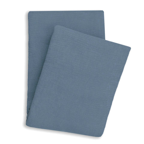 Yellow Sprei ICA Pacific Blue - 100% Katoen