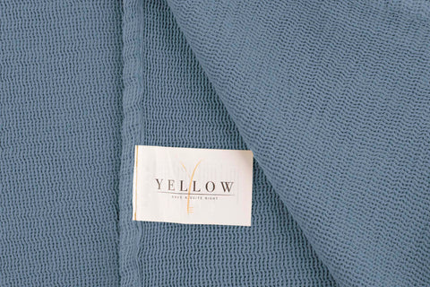 Yellow Sprei ICA Pacific Blue - 100% Katoen