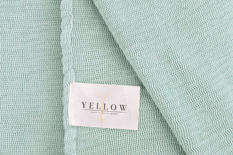 Yellow Sprei ICA Spa Blue - 100% Katoen