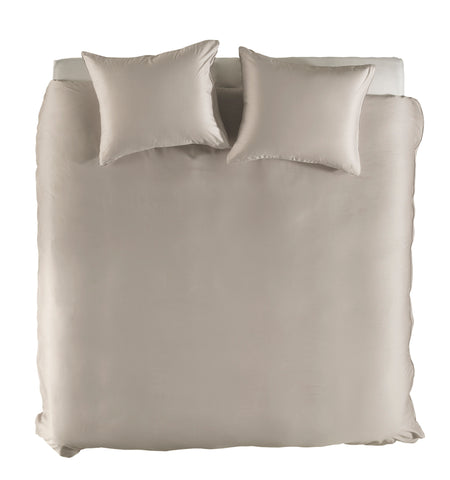 Yellow Dekbedovertrek Bamboo Flint Grey - 100% Bamboo