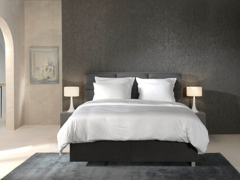 Yellow Dekbedovertrek Bamboo Quartz White - 100% Bamboo