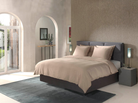 Yellow Dekbedovertrek Bamboo Desert Sand - 100% Bamboo