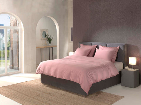 Yellow Dekbedovertrek Bamboo Shady Pink - 100% Bamboo