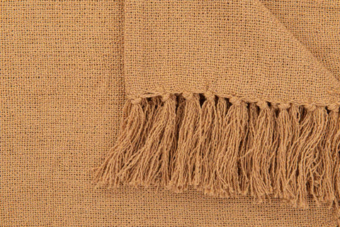 Yellow Plaid Navia Forest Sand - 70% Katoen 30% Polyester