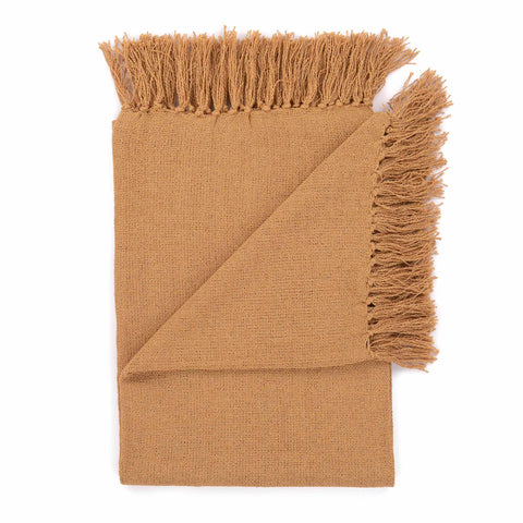 Yellow Plaid Navia Forest Sand - 70% Katoen 30% Polyester