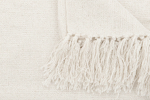 Yellow Plaid Navia White - 70% Katoen 30% Polyester