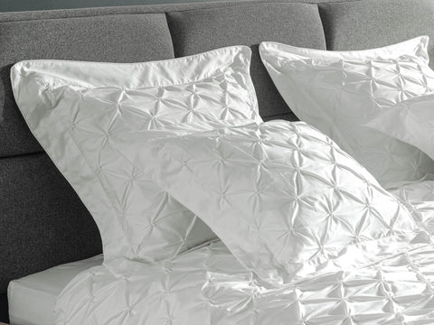 Yellow Dekbedovertrek Como-3 White - 100% Katoen-Perkal