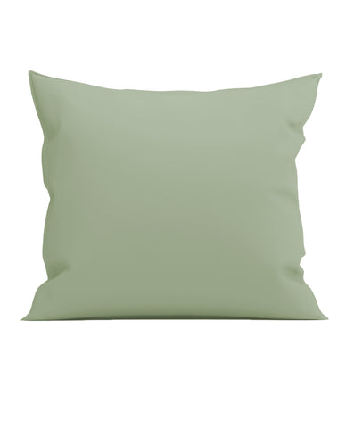Yellow Kussensloop Percale Silent Green - 100% Katoen-Perkal
