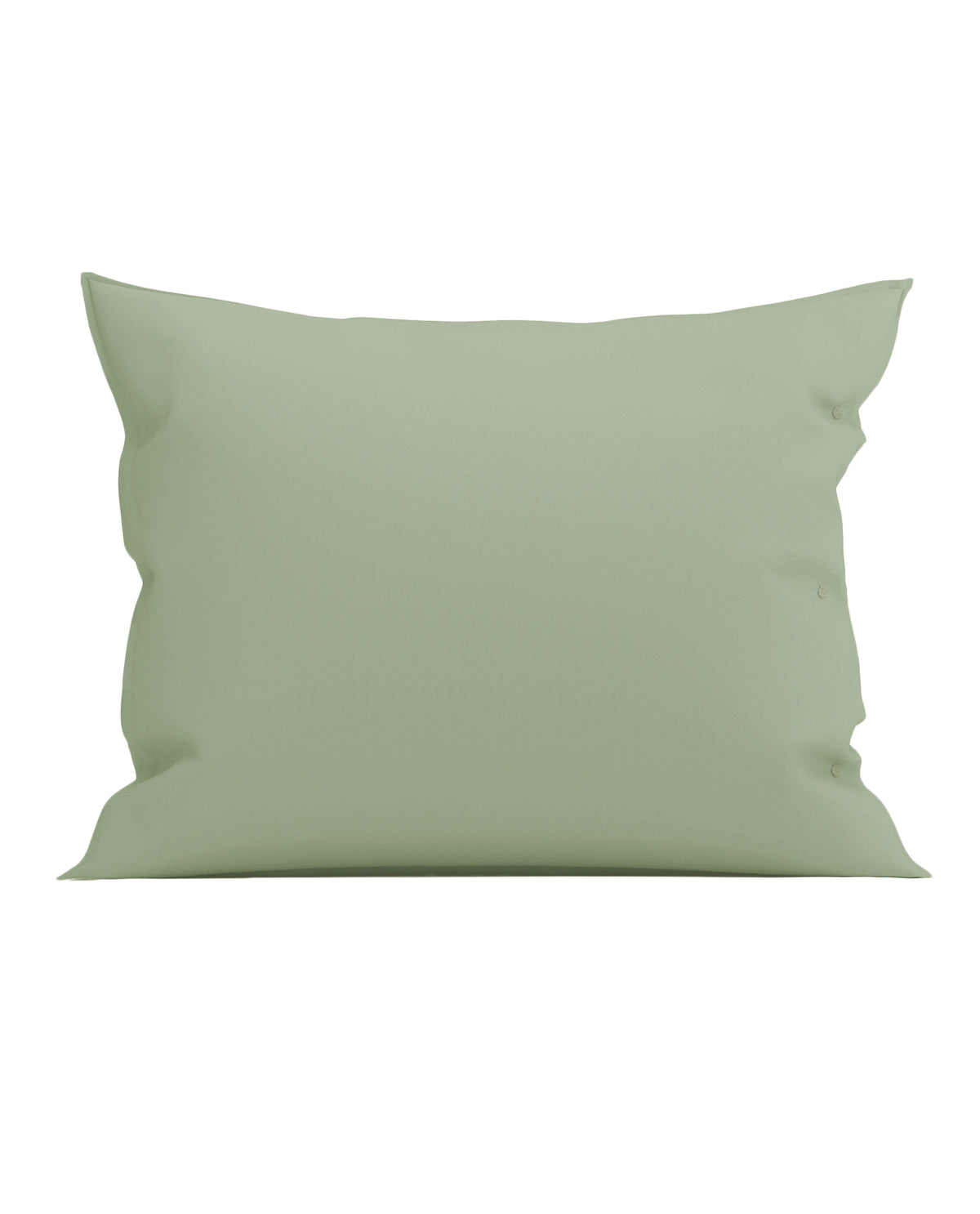 Yellow Kussensloop Percale Silent Green - 100% Katoen-Perkal