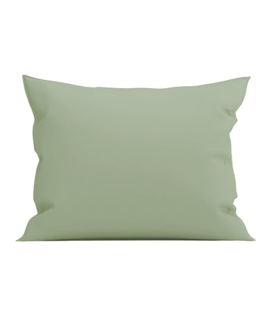 Yellow Kussensloop Percale Silent Green - 100% Katoen-Perkal