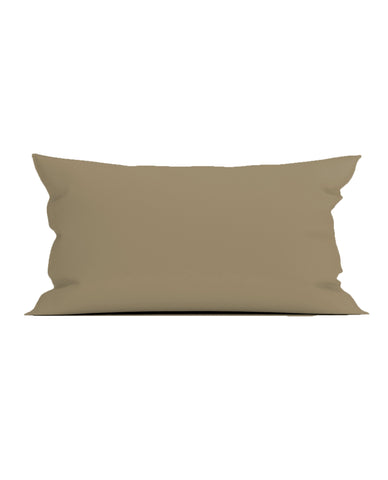 Yellow Kussensloop Percale Safari Sand - 100% Katoen-Perkal