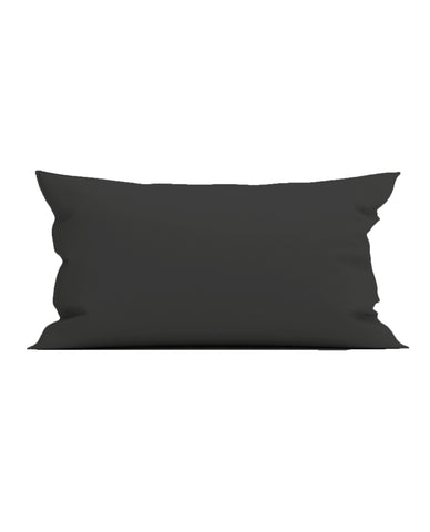 Yellow Kussensloop Percale Volcano Black - 100% Katoen-Perkal