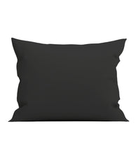 Kussensloop Percale Volcano Black - 100% Katoen-Perkal