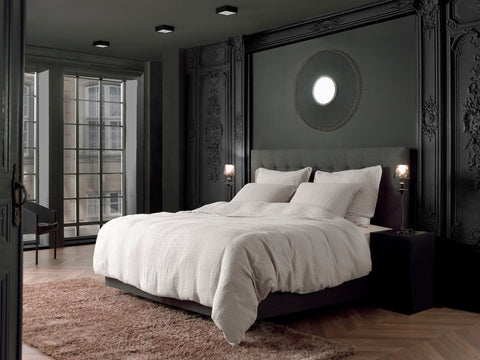 Yellow Dekbedovertrek Garza Vaporous Grey - 50% Katoen-Gauze 50% Katoen