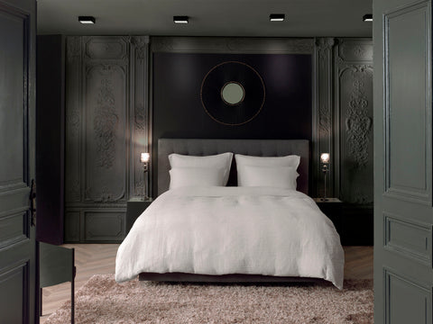 Yellow Dekbedovertrek Garza Vaporous Grey - 50% Katoen-Gauze 50% Katoen