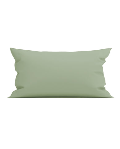 Yellow Kussensloop Percale Silent Green - 100% Katoen-Perkal