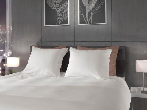 Yellow Dekbedovertrek Cialda Bone White - 100% Katoen