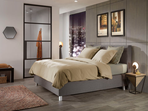 Yellow Dekbedovertrek Cialda Pale Khaki - 100% Katoen