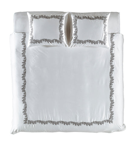 Yellow Dekbedovertrek Fayette Brilliant White - 100% Katoen-Satijn