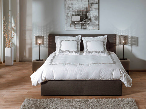 Yellow Dekbedovertrek Fayette Brilliant White - 100% Katoen-Satijn