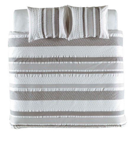 Yellow Dekbedovertrek Melanie Brilliant White - Voorzijde: 75% Katoen, 25% Polyester / Achterzijde: 100% Katoen-Perkal